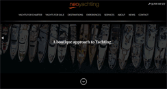 Desktop Screenshot of neoyachting.com